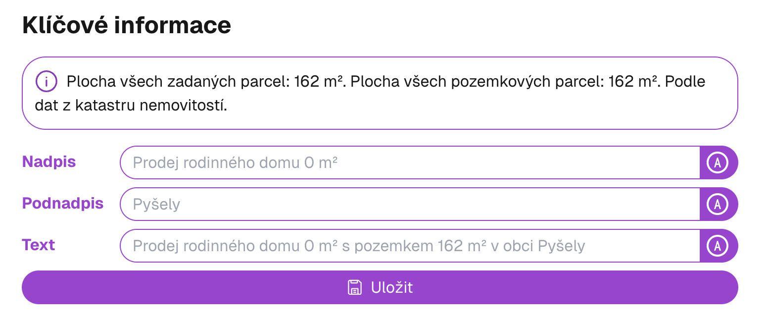 Key information - screenshot 1